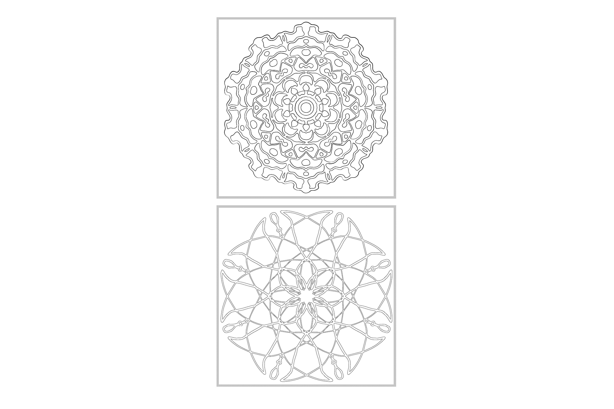 Ausmalbilder: Mandalas, colouring pictures: Mandalas, images à colorier : Mandalas, imágenes para colorear: Mandalas, immagini da colorare: Mandala