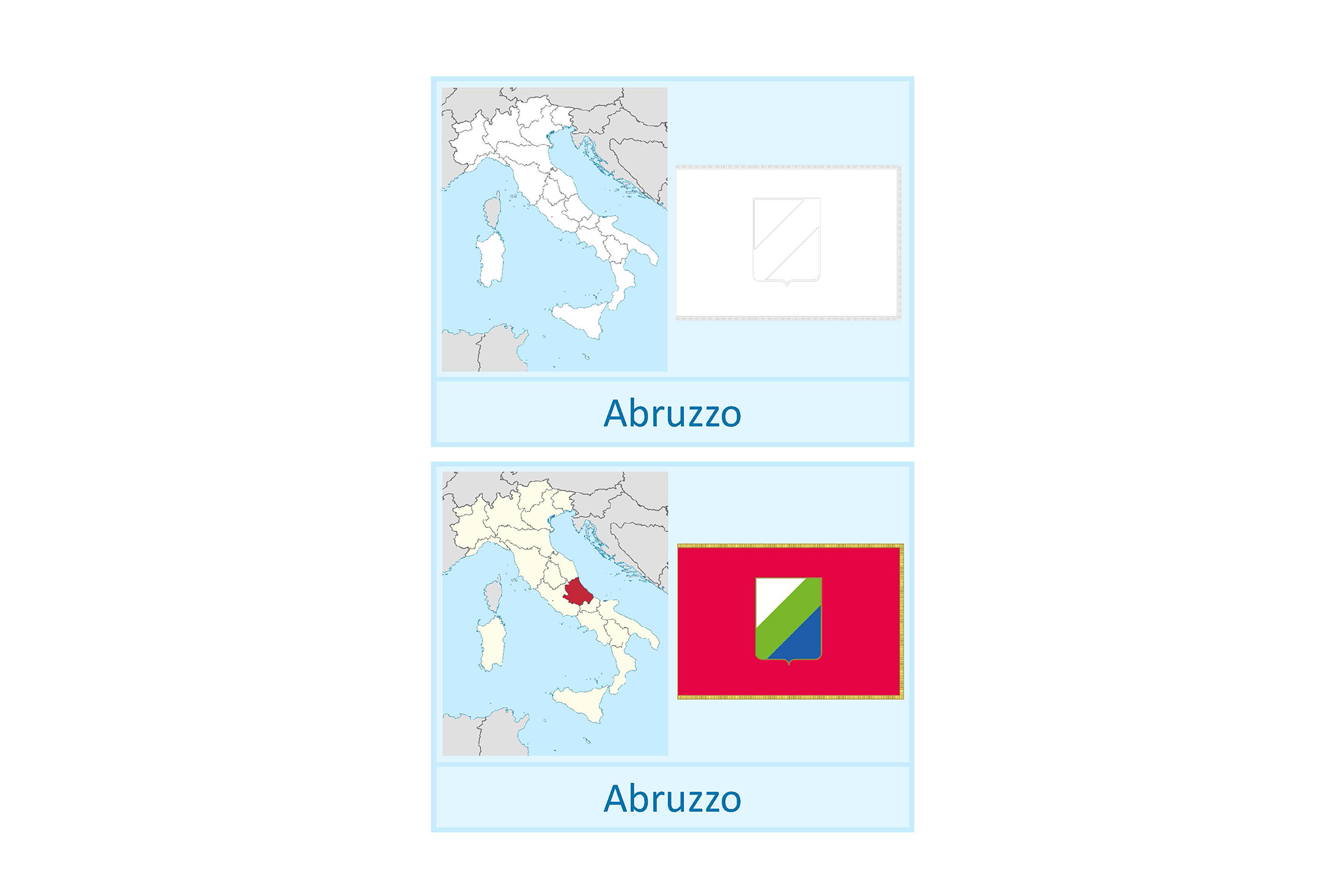 Working file: Regions of Italy, English