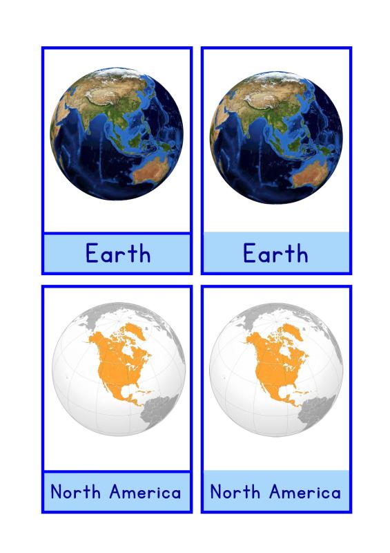 continents English